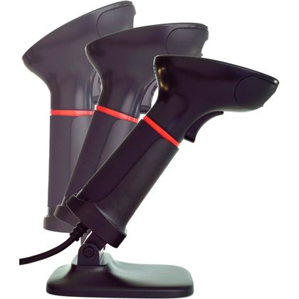 CCD 2D čtečka Virtuos HT-855A, RS-232, stojánek, černá  EHE0006 2