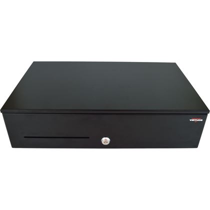 Pokladní zásuvka SK-500C - s kabelem, pořadač 6/8, 9-24V, černá  EKN0110 2