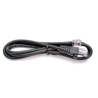 Kabel RJ12 12V pro pokl. zás. a pokl. Euro 100/150/200/INCOTEX, 1,1 m, černý
