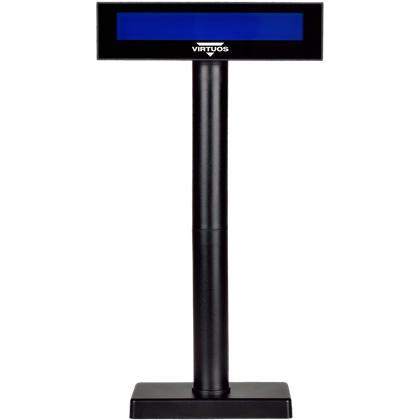 LCD zákaznický displej Virtuos FL-2026MB 2x20, USB, černý  EJG0008 5