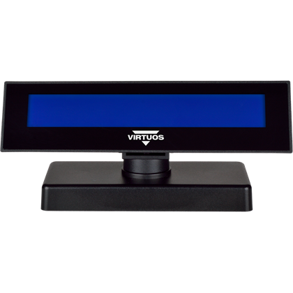 LCD zákaznický displej Virtuos FL-2026MB 2x20, USB, černý  EJG0008 6