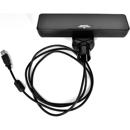 VFD zákaznický displej Virtuos FV-2030B 2x20 9mm, USB, černý  EJG1003 4