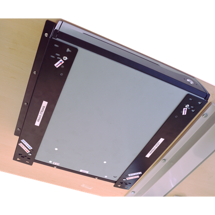 Držáky pro zavěšení pokladní zásuvky C410/C420/C425/C430/S-410, černé  EKN9006 6