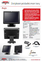 Aegis dotykové monitory