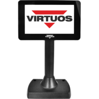 7&quot; LCD barevný zákaznický monitor Virtuos SD700F, USB, černý 