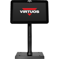 10,1&quot; LCD barevný zákaznický monitor Virtuos SD1010R, USB, černý 