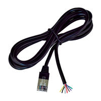 Univerz. kabel bez konektoru pro výrobu k pokl. zásuv., 1,5 m, černý 