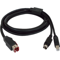 Napájecí 24V USB-B kabel pro připojení tiskárny k AerPOSu, 2 m 