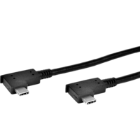 Kabel USB-TC pro XPOS, zahnuté konektory 90° USB-C male, 2 m 