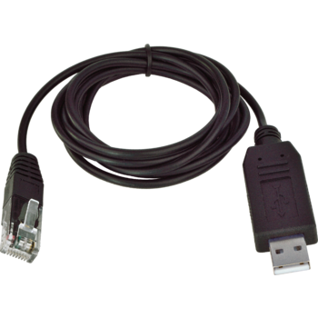 Datový kabel RJ45 - USB pro USB LCD displej, 1,5 m, černý 