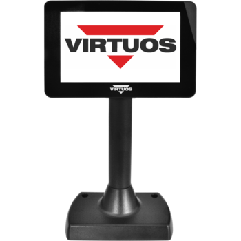 7&quot; LCD barevný zákaznický monitor Virtuos SD700F, USB, černý  - 1