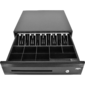 Pokladní zásuvka C425D-Luxe - kulič. pojezdy, kabel, 9-24V, černá - 1/7