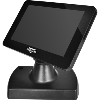 7&quot; LCD barevný zákaznický monitor Virtuos SD700F, USB, černý  - 3