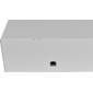 Pokladní zásuvka C430C s kabelem, kov. držáky, nerez panel/béžová - 3/6