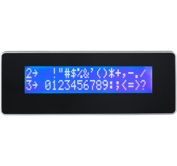 LCD displej zákaznický LCM 20x2 pro AerPOS, černý  - 4